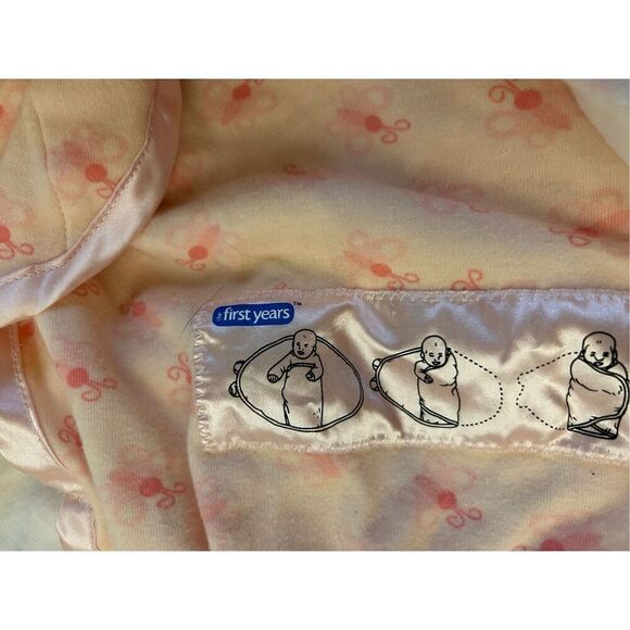 Swaddle me infant blanket sleepers pink gray fleece lot - Picture 3 of 5